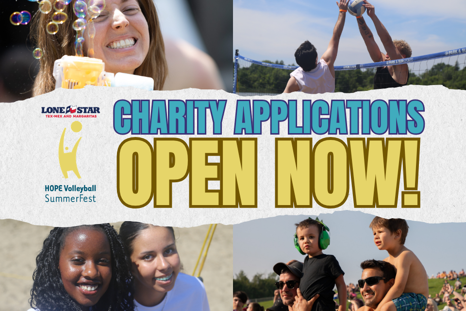 Our 2027 Charity Applications Are Open!